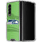 NFL Seattle Seahawks Double Vision Galaxy Z Fold4 5G Clear Case